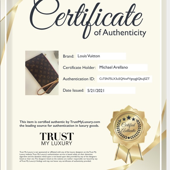 Louis Vuitton MM/GM Monogram Clutch in Cerise Red - Picture 9 of 9